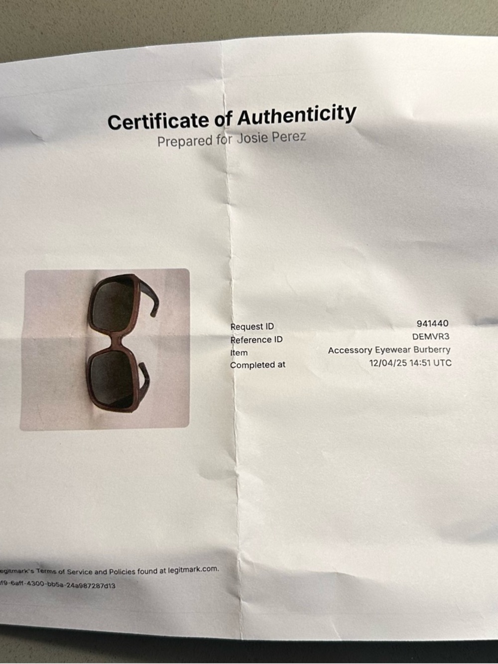 Burberry Brown Translucent Oversized Square Sunglasses - Picture 8 of 11